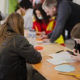 Des réfugiés ukrainiens s'enregistrent au centre fédéral d'asile de Zurich. (archives)